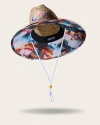 Hemlock Bowie Straw Lifeguard Hat In Tie Dye