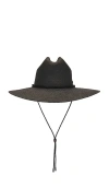 Hemlock Hat Co Las Olas Packable Lifeguard In Black