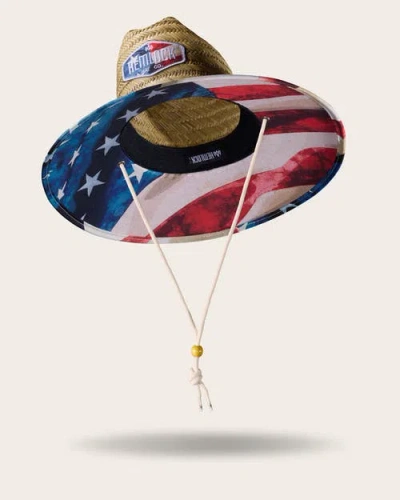 Hemlock Liberty Straw Lifeguard Hat In Multi