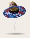 Hemlock Midway Straw Lifeguard Hat In Usa Floral