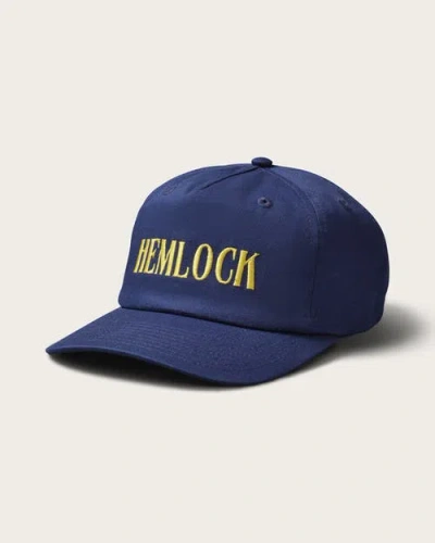 Hemlock Morris 5 Panel Hat In Blue