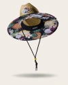 Hemlock Nightcap Straw Lifeguard Hat In Pineapple