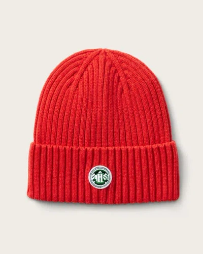 Hemlock Peak Cashmere Beanie In Flame