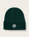 Hemlock Peak Cashmere Beanie In Forest Green