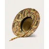 Hemlock Pounce Big Kids Straw Lifeguard Hat In Cheetahs
