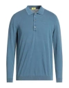 Hemmond Man Sweater Pastel Blue Size Xxl Cotton
