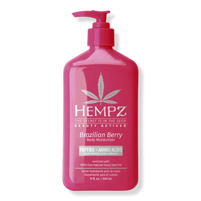 Hempz Brazilian Berry Body Moisturizer With Peptide & Amino Acids - 17.0 oz