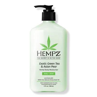 Hempz Exotic Green Tea & Asian Pear Herbal Body Moisturizer - 17.0 oz