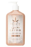 Hempz Glow Getter Herbal Body Moisturizer In Transparent