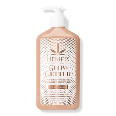 Hempz Glow Getter Herbal Body Moisturizer With Shimmer - 17 oz