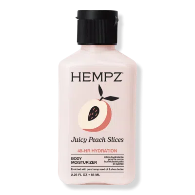 Hempz Juicy Peach Slices Body Moisturizer - 2.25 oz In Pink