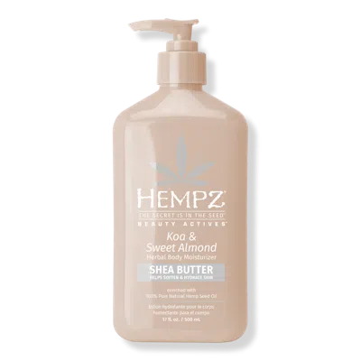 Hempz Koa & Sweet Almond Herbal Body Moisturizer With Shea Butter - 17.0 oz