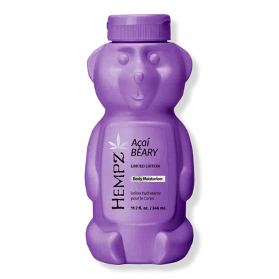 Hempz Limited Edition Beary Body Moisturizer - Acai Beary In Purple