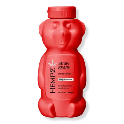 Hempz Limited Edition Beary Body Moisturizer - Straw Beary In Red