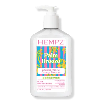Hempz Limited Edition Palm Breeze Body Moisturizer In Transparent