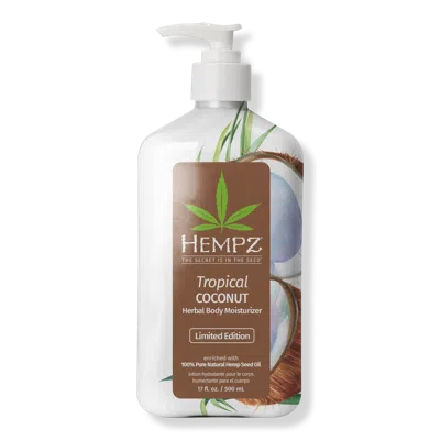 Hempz Limited Edition Tropical Coconut Herbal Body Moisturizer