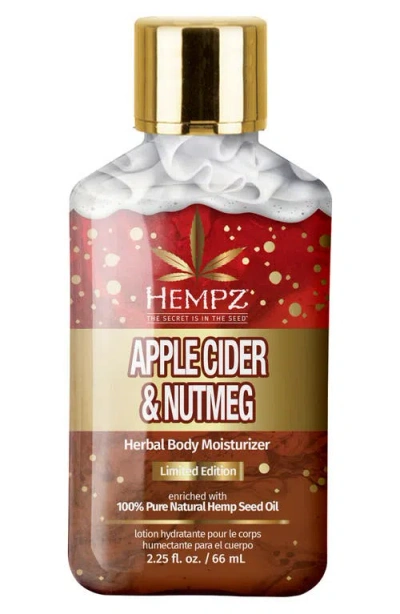 Hempz Mini Apple Cider & Nutmeg Herbal Body Moisturizer In Multi