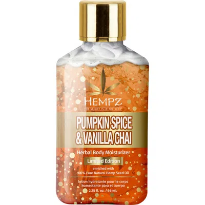 Hempz Pumpkin Spice & Vanilla Chai Mini Herbal Body Moisturizer In Brown