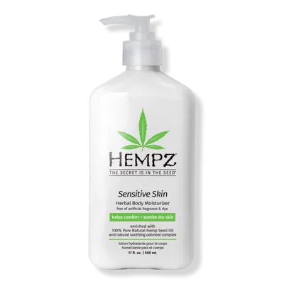 Hempz Sensitive Skin Herbal Body Moisturizer In White