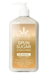 Hempz Spun Sugar & Vanilla Bean Body Moisturizer In Transparent