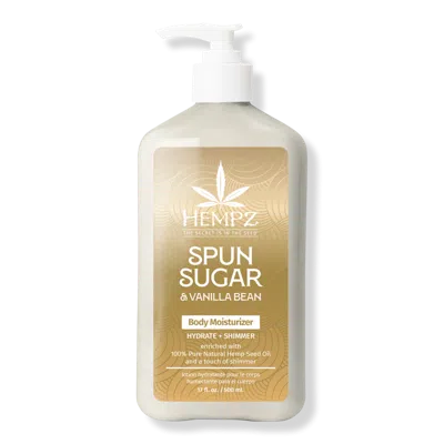 Hempz Spun Sugar & Vanilla Bean Herbal Body Moisturizer - 17.0 oz