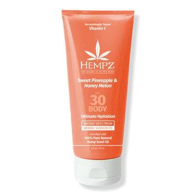 Hempz Sweet Pineapple & Honey Melon Herbal Body Sunscreen Spf 30 In Multi
