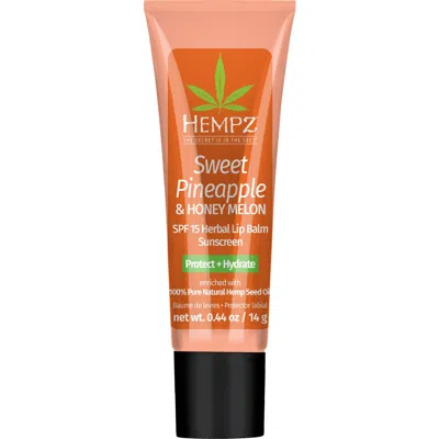 Hempz Sweet Pineapple & Honey Melon Herbal Lip Balm Sfp 15 In Sweet Pineapple Honey Melon