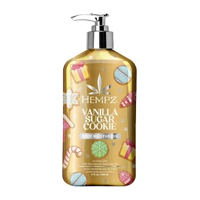 Hempz Vanilla Sugar Cookie Body Moisturizer 17 Fl.oz. In Transparent