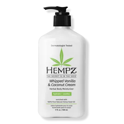 Hempz Whipped Vanilla & Coconut Cream Body Moisturizer - 17 oz