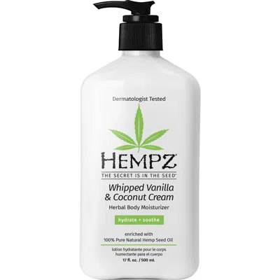 Hempz Whipped Vanilla Coconut Cream Herbal Body Moisturizer In Whipped Vanilla Coconut Cream