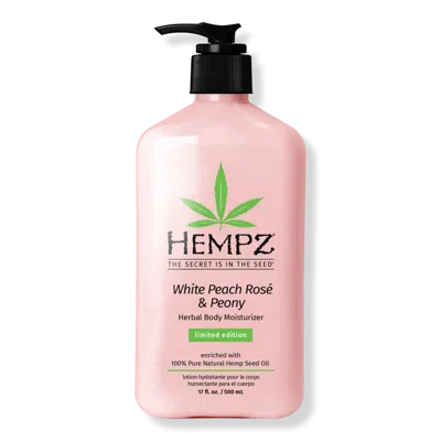 Hempz White Peach Rose & Peony Herbal Body Moisturizer - 17.0 oz