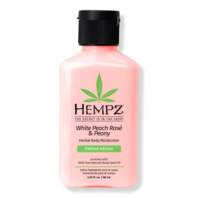 Hempz White Peach Rose & Peony Herbal Body Moisturizer - 2.25 oz