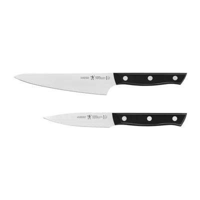 Henckels 2 Piece Assorted Knife Set In Black