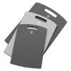 Henckels 3-pc Plastic Cutting Board Set - Grey