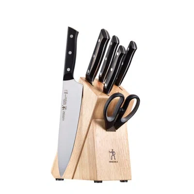 Henckels 7 Piece Knife Block Set In Black