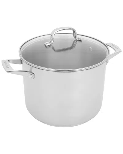 Henckels 8.5qt Stainless Steel Pasta Pot With Lid & Strainers In Metallic