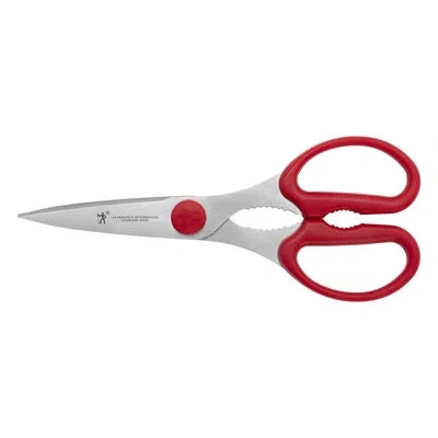 Henckels Carbon Steel Kitchen Shears - In Red