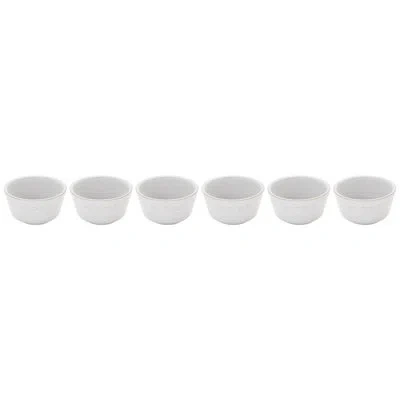 Henckels Ceramic 6 Piece Round Bakeware Set In White