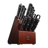 Henckels Classic 16-pc. Knife Block Set In Brown