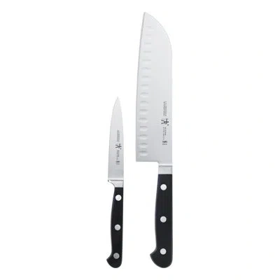 Henckels Classic 2-piece Asian Knife Set In Black