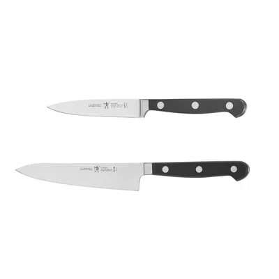 Henckels Classic 2-piece Must Haves Knife Set In Black