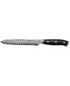 Henckels Compass Damascus 5" Serrated Utility Knife In Gray
