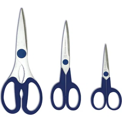 Henckels Cutlery 3-piece Multipurpose Scissor Set In Stainless Steel