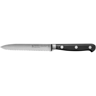 Henckels Cutlery Classic Precision Five-inch Chef's Knife In Black