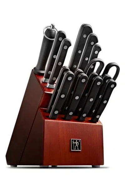 Henckels Cutlery Classic Precision Knife Block 16-piece Set In Silver