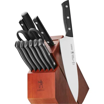 Henckels Cutlery Dynamic 12-piece Knife Block Set In Acacia