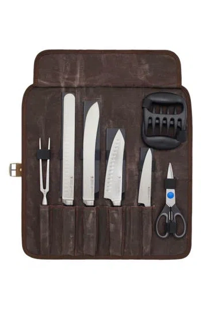 Henckels Cutlery Forged Accent 9-pc Bbq Set In Brown