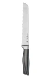 Henckels Cutlery Graphite 8-inch Serrated Bread Knife In Gray