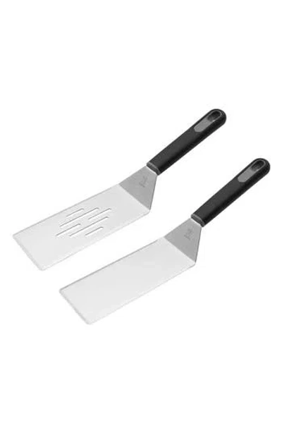 Henckels Cutlery Set Of 2 Bbq Griddle Spatulas In Stainless Steel