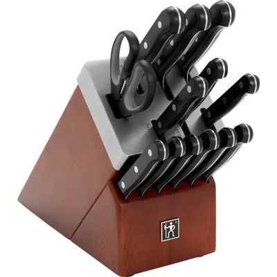 Henckels Cutlery Solution 14-piece Self-sharpening Knife Set In Black